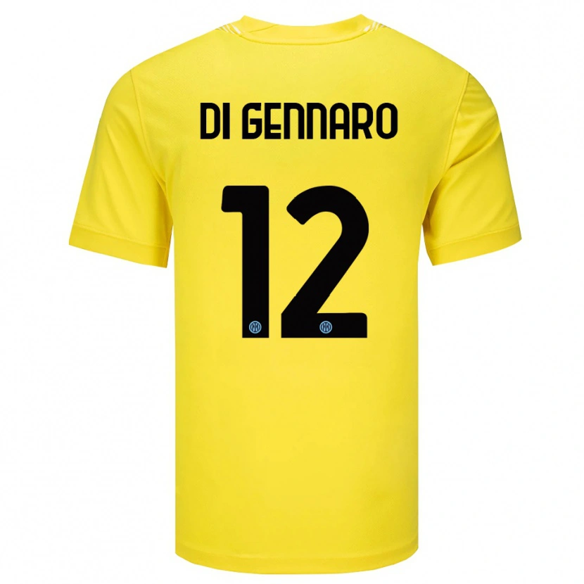 Danxen Damen Raffaele Di Gennaro #12 Trikot Hellgelb Schwarz Torwarttrikot 2025/26