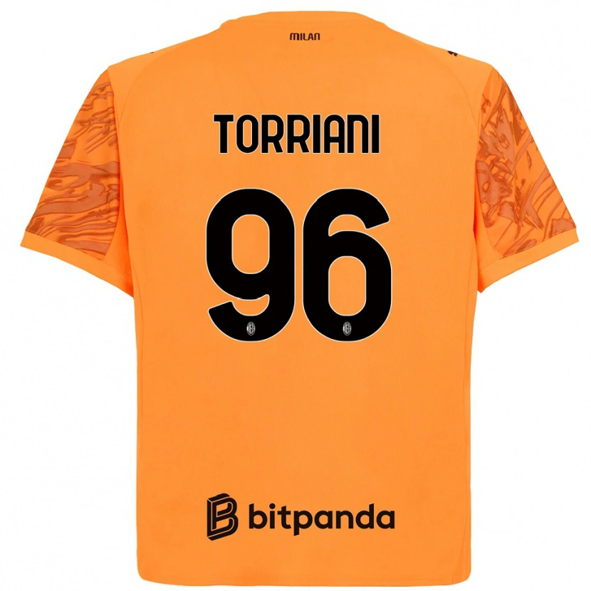Danxen Damen Lorenzo Torriani #96 Trikot Orange Gelb Schwarz Torwarttrikot 2025/26