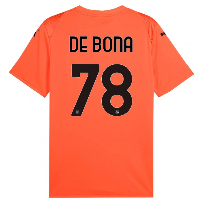 Danxen Damen Francesca De Bona #78 Trikot Orange Schwarz Torwarttrikot 2025/26
