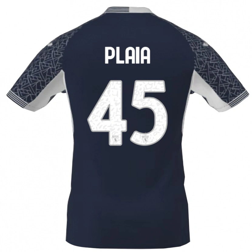 Danxen Damen Francesco Plaia #45 Trikot Blau Schwarz Weiß Torwarttrikot 2025/26