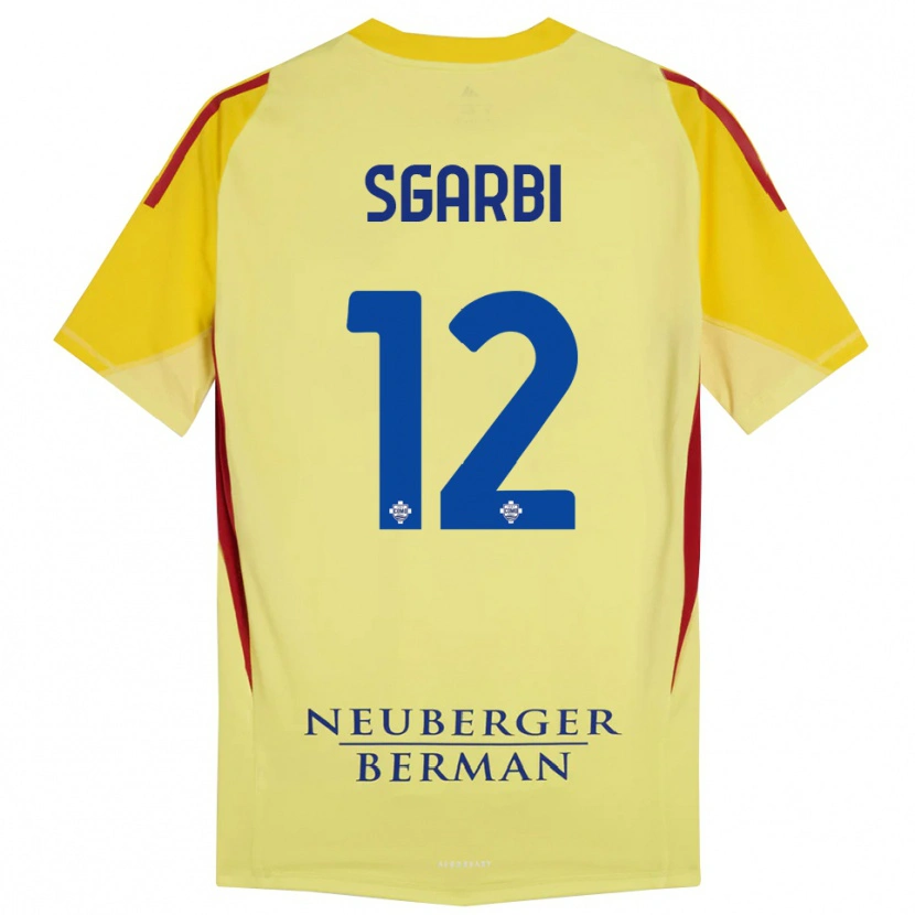 Danxen Damen Dylan Sgarbi #12 Trikot Hellgelb Schwarz Torwarttrikot 2025/26