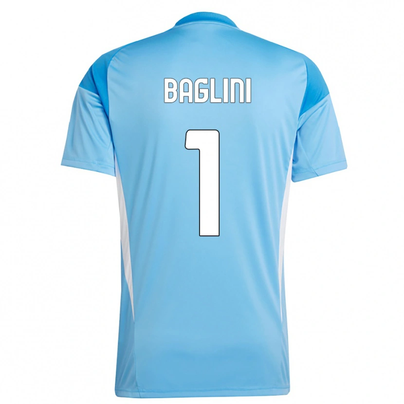 Danxen Damen Giacomo Baglini #1 Trikot Himmelblau Weiß Torwarttrikot 2025/26