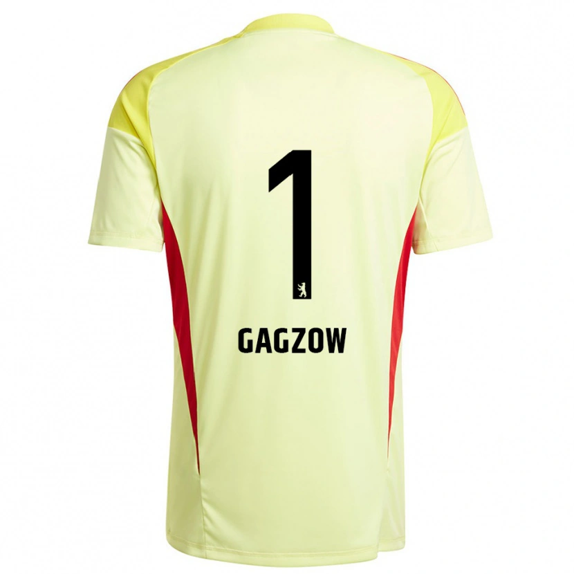 Danxen Damen Fritz Gagzow #1 Trikot Hellgelb Schwarz Torwarttrikot 2025/26