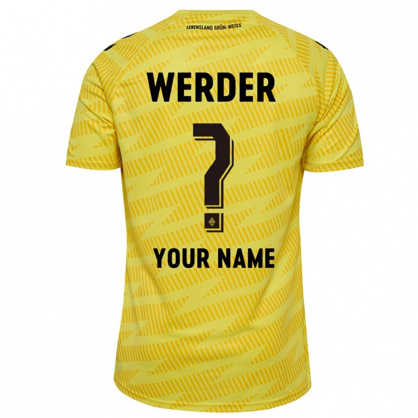 Danxen Damen Werder Bremen Gelb Schwarz Trikot Torwarttrikot 2025/26