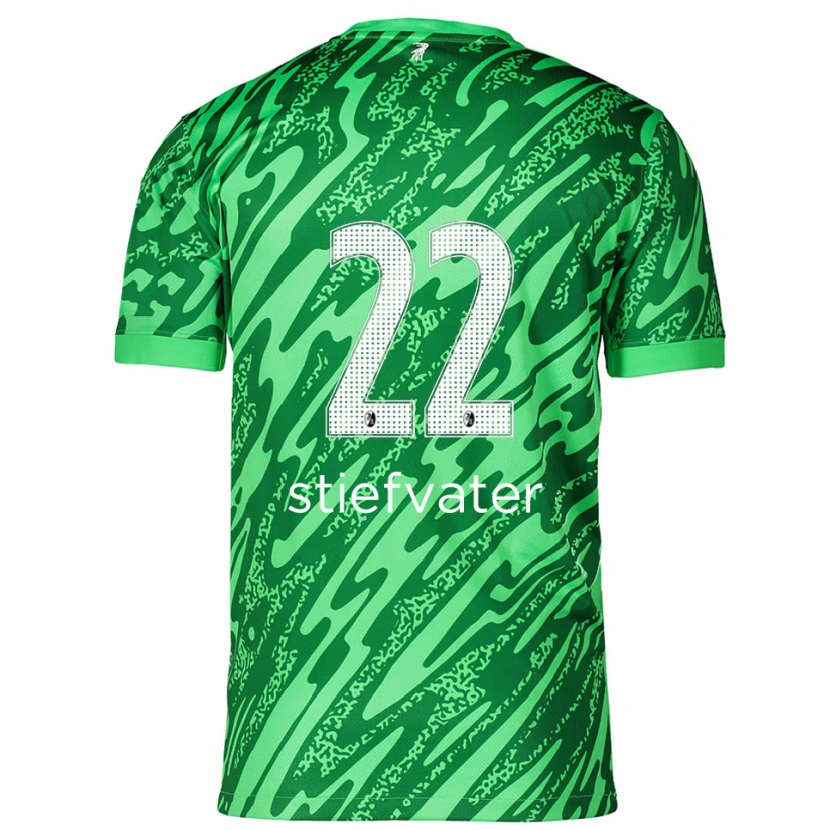 Danxen Damen Max Stiefvater #22 Trikot Grün Weiß Torwarttrikot 2025/26