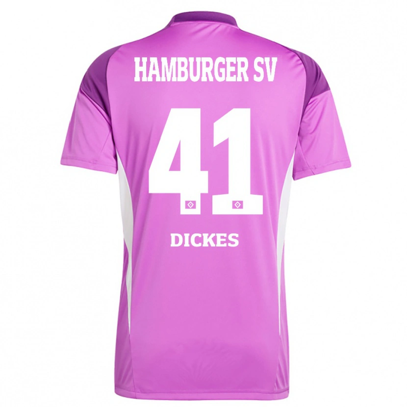 Danxen Damen Fernando Dickes #41 Trikot Flieder Weiß Lila Torwarttrikot 2025/26