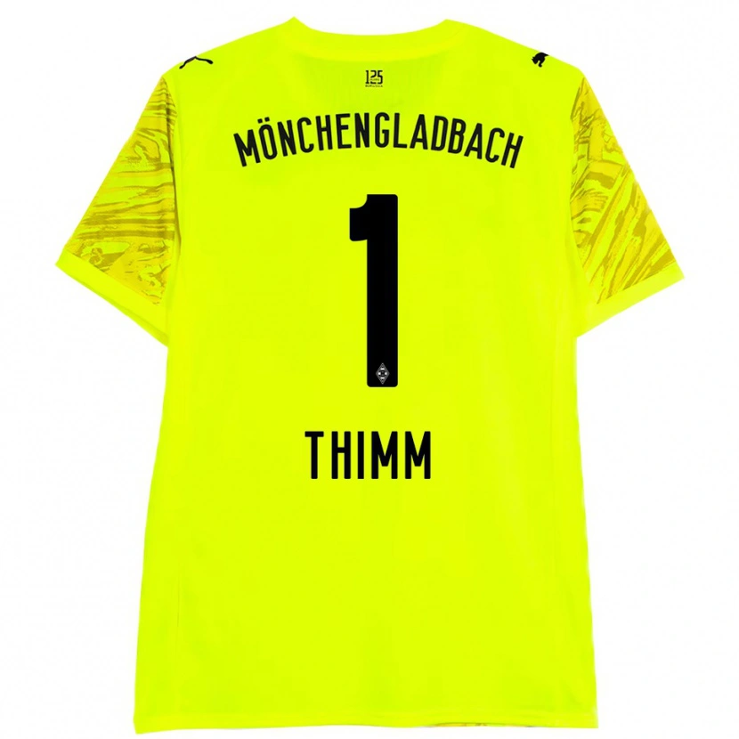 Danxen Damen Joshua Thimm #1 Trikot Gelb Schwarz Torwarttrikot 2025/26