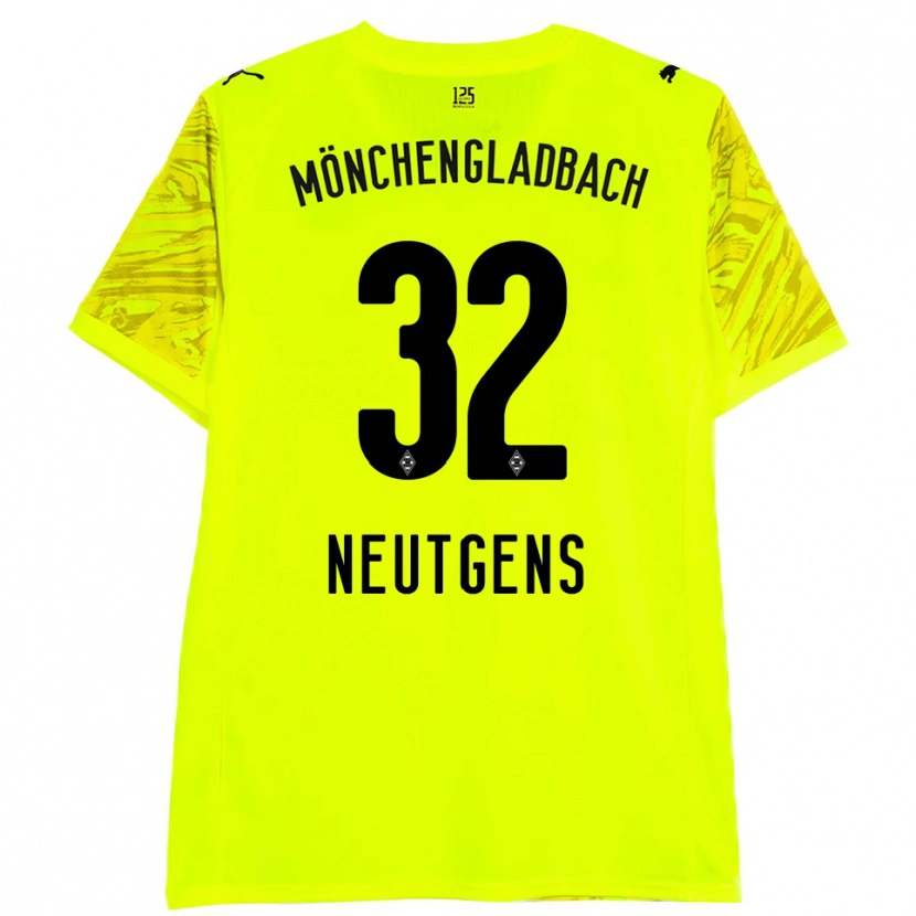 Danxen Damen Maximilian Neutgens #32 Trikot Gelb Schwarz Torwarttrikot 2025/26