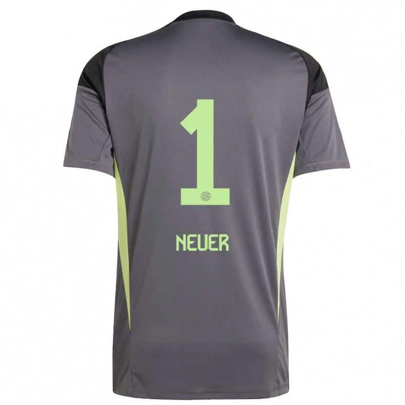 Danxen Damen Manuel Neuer #1 Trikot Schwarz Grün Gelb Torwarttrikot 2025/26