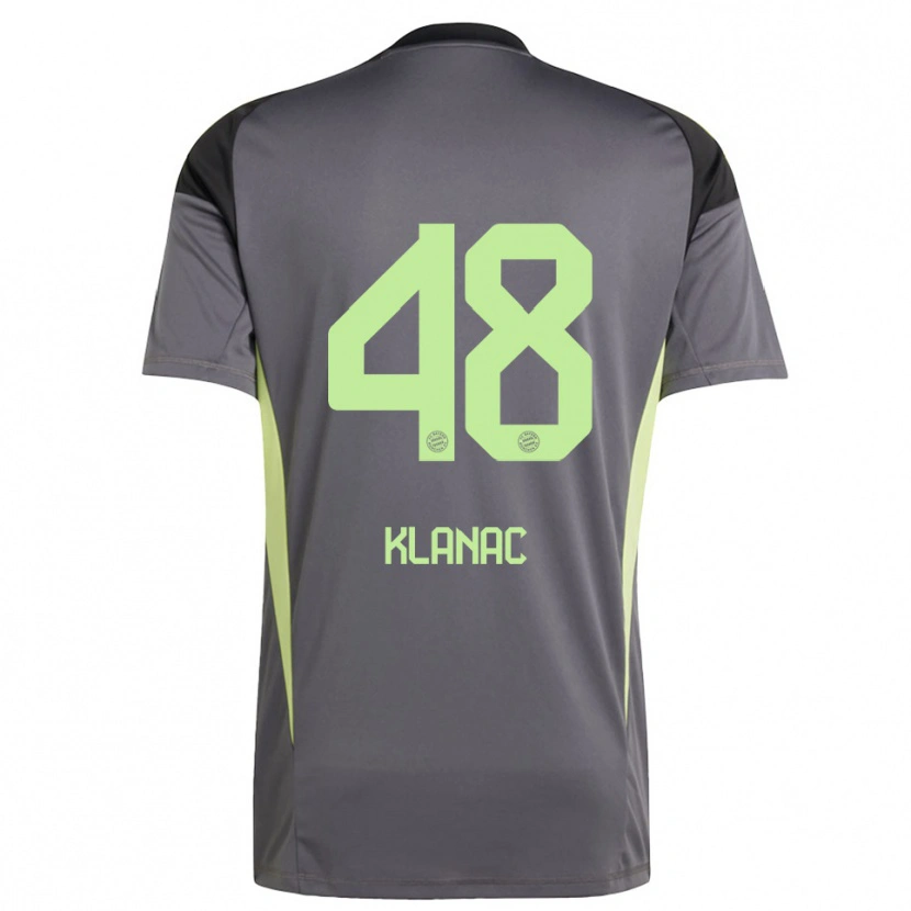 Danxen Damen Leon Klanac #48 Trikot Schwarz Grün Gelb Torwarttrikot 2025/26