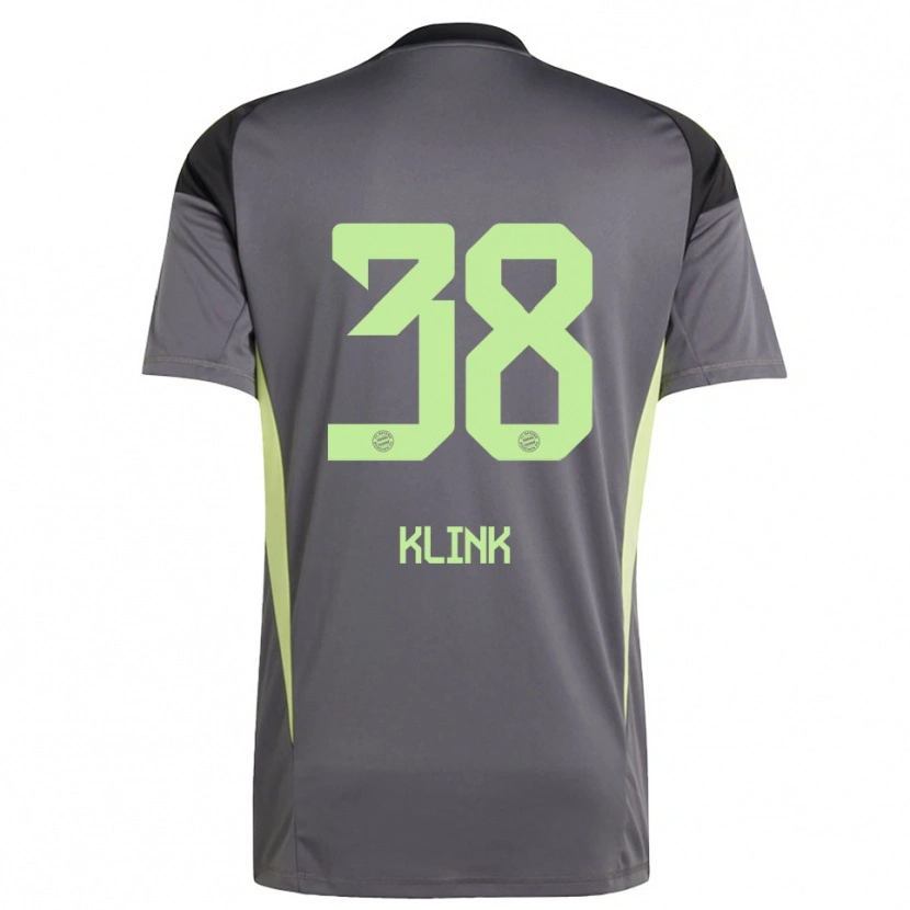 Danxen Damen Anna Klink #38 Trikot Schwarz Grün Gelb Torwarttrikot 2025/26