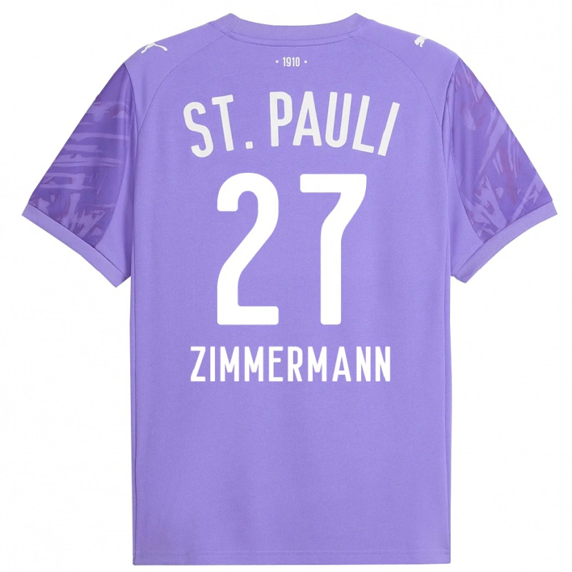 Danxen Damen Tara Zimmermann #27 Trikot Mittel Lila Schwarz Torwarttrikot 2025/26