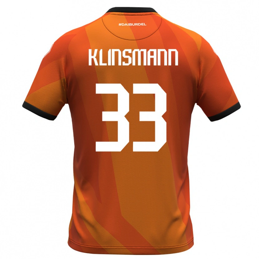 Danxen Damen Jonathan Klinsmann #33 Trikot Koralle Weiß Schwarz Torwarttrikot 2025/26