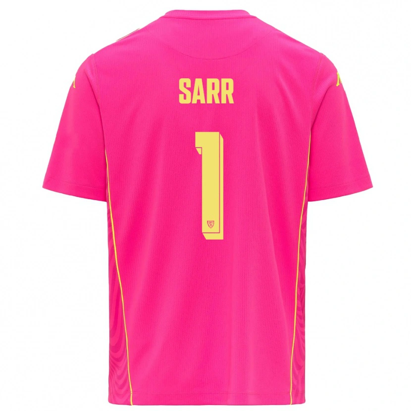 Danxen Damen Mouhamadou Sarr #1 Trikot Tiefes Pink Gelb Torwarttrikot 2025/26