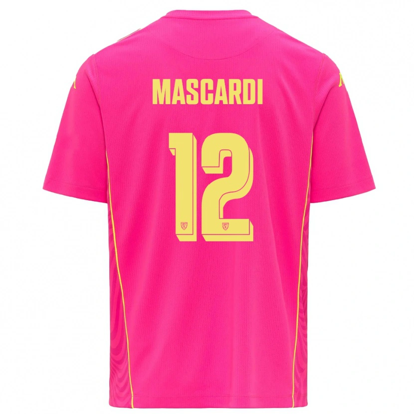 Danxen Damen Diego Mascardi #12 Trikot Tiefes Pink Gelb Torwarttrikot 2025/26