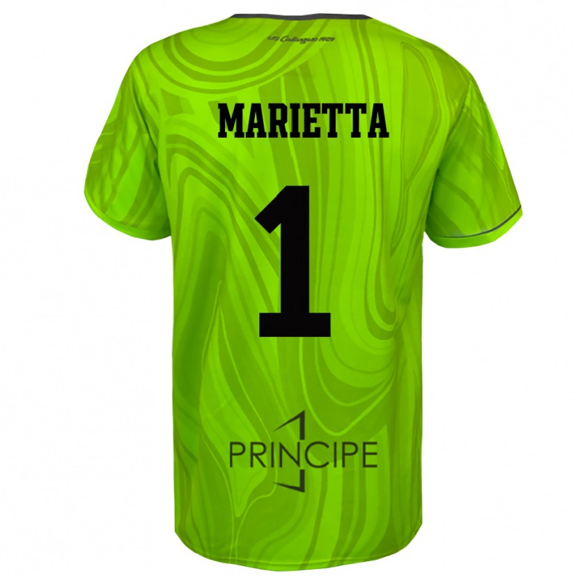 Danxen Damen Christian Marietta #1 Trikot Gelb Grün Schwarz Torwarttrikot 2025/26