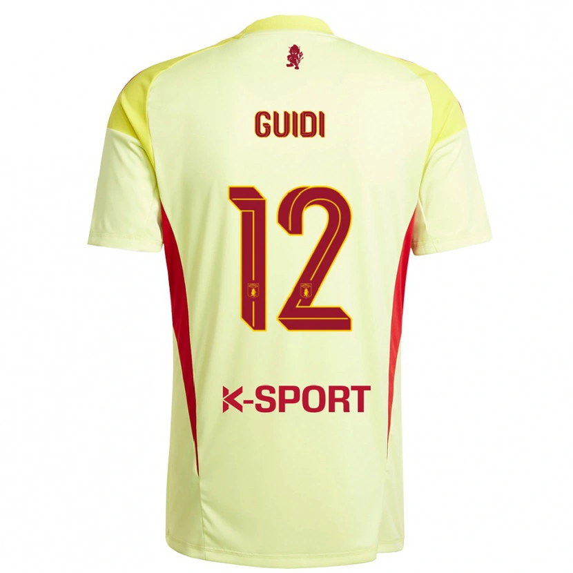 Danxen Damen Sasha Guidi #12 Trikot Hellgelb Rot Torwarttrikot 2025/26