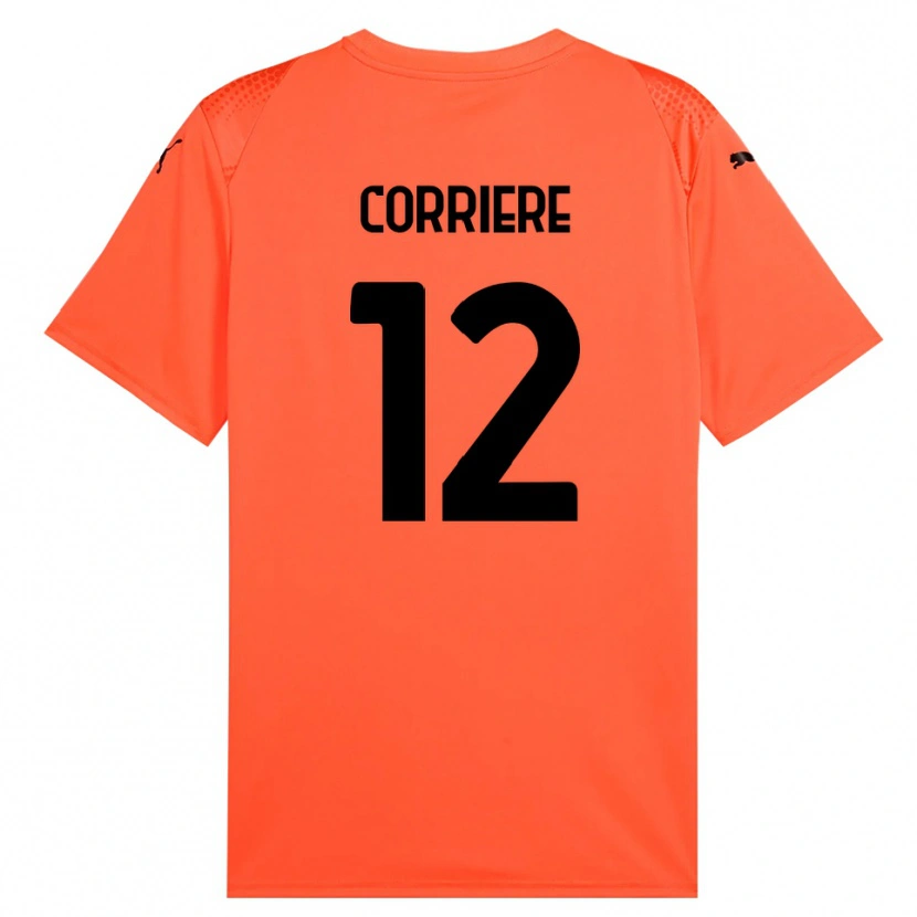 Danxen Damen Francesco Corriere #12 Trikot Orange Schwarz Torwarttrikot 2025/26