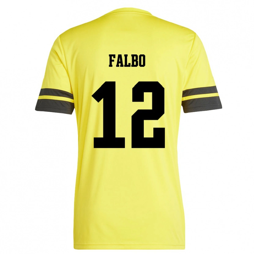 Danxen Damen Francesco Falbo #12 Trikot Gelb Schwarz Torwarttrikot 2025/26