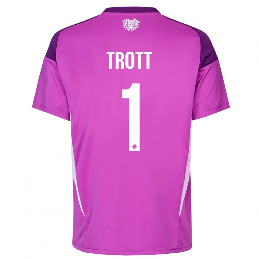 Danxen Damen Nathan Trott #1 Trikot Flieder Lila Weiß Torwarttrikot 2025/26
