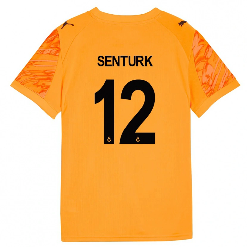 Danxen Damen Haktan Şentürk #12 Trikot Dunkles Orange Schwarz Torwarttrikot 2025/26