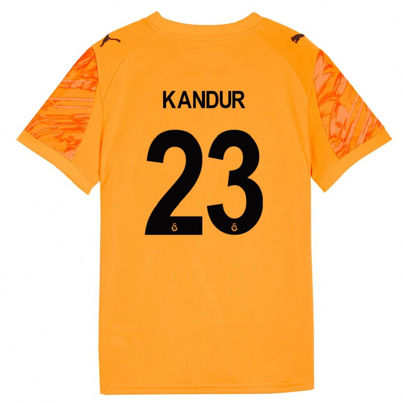 Danxen Damen Müge Kandur #23 Trikot Dunkles Orange Schwarz Torwarttrikot 2025/26