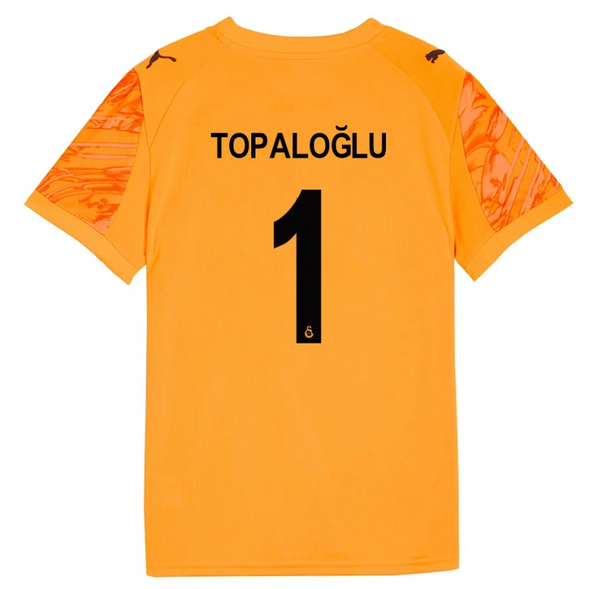 Danxen Damen Eren Topaloğlu #1 Trikot Dunkles Orange Schwarz Torwarttrikot 2025/26