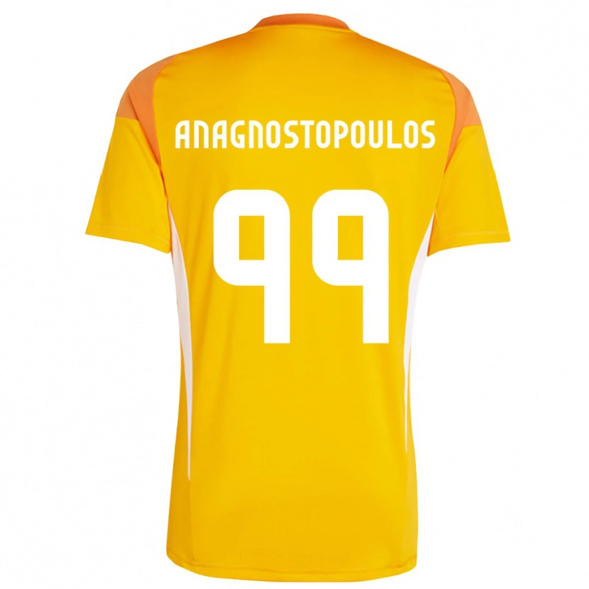 Danxen Damen Alexandros Anagnostopoulos #99 Trikot Orange Weiß Torwarttrikot 2025/26