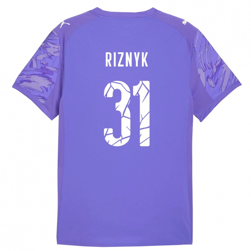 Danxen Damen Dmytro Riznyk #31 Trikot Flieder Lila Torwarttrikot 2025/26