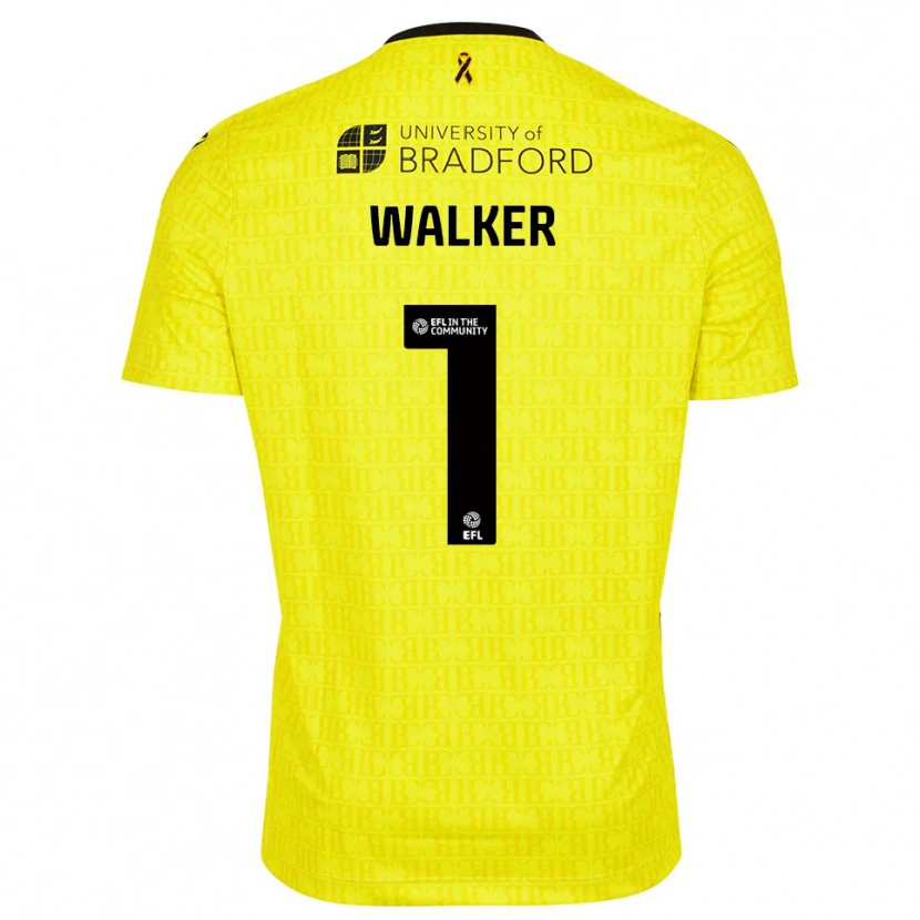 Danxen Damen Sam Walker #1 Trikot Gelb Schwarz Torwarttrikot 2025/26