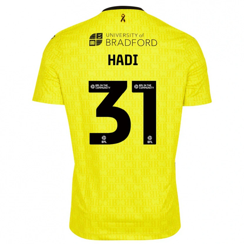 Danxen Damen Zac Hadi #31 Trikot Gelb Schwarz Torwarttrikot 2025/26