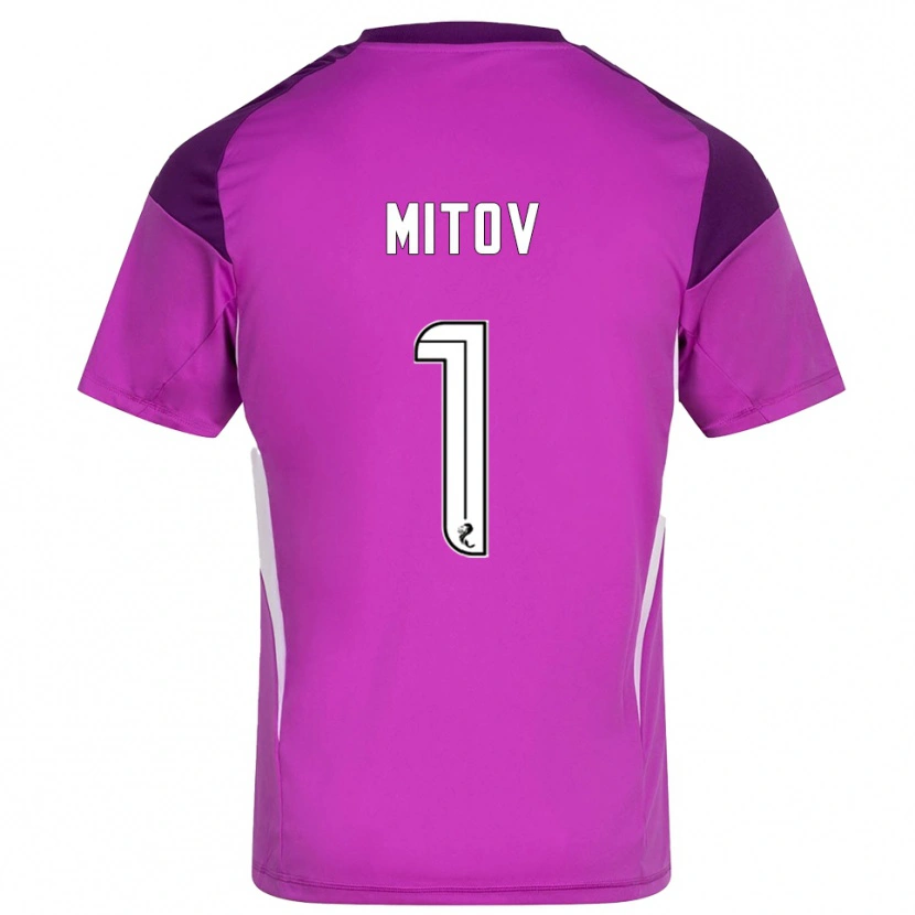 Danxen Damen Dimitar Mitov #1 Trikot Violett Magenta Torwarttrikot 2025/26