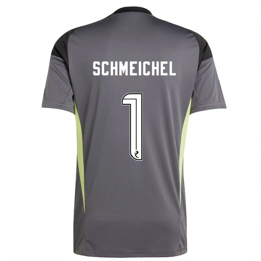 Danxen Damen Kasper Schmeichel #1 Trikot Grau Weiß Torwarttrikot 2025/26