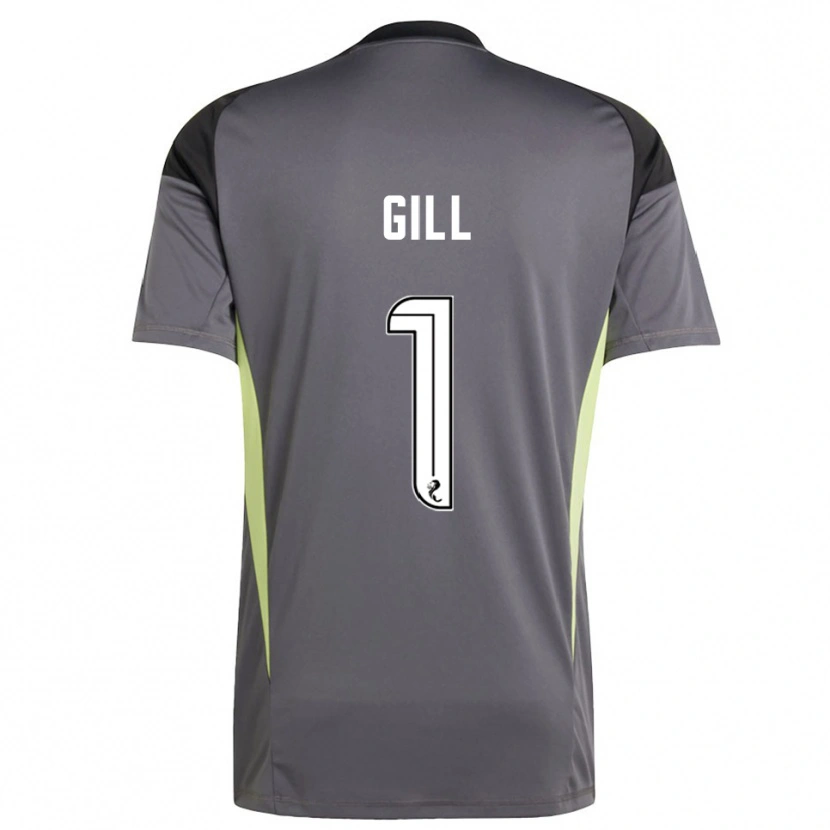 Danxen Damen Marcus Gill #1 Trikot Grau Weiß Torwarttrikot 2025/26