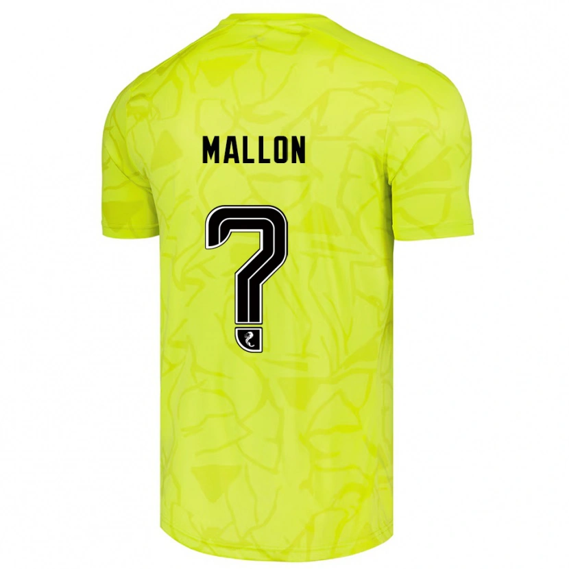 Danxen Damen Ryan Mallon #0 Trikot Gelb Schwarz Torwarttrikot 2025/26