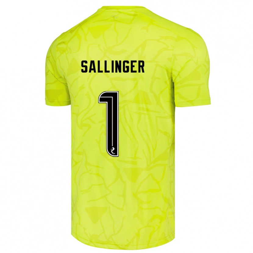 Danxen Damen Raphael Sallinger #1 Trikot Gelb Schwarz Torwarttrikot 2025/26