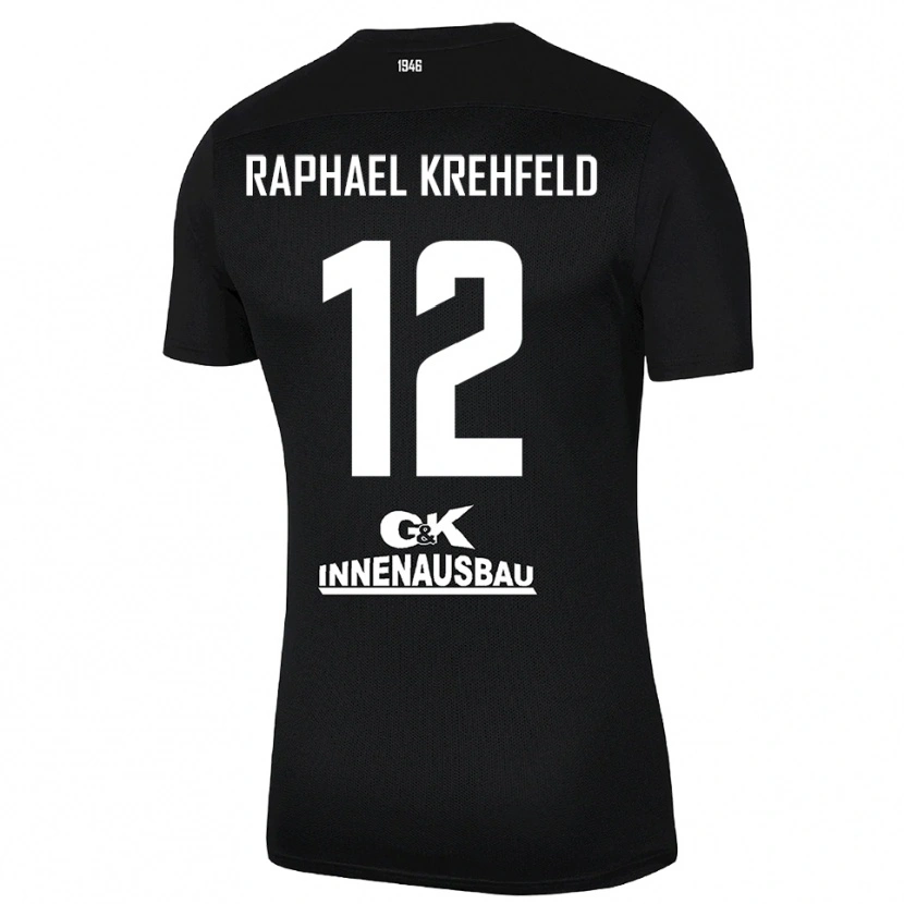 Danxen Damen Luca Raphael Krehfeld #12 Trikot Schwarz Weiß Torwarttrikot 2025/26