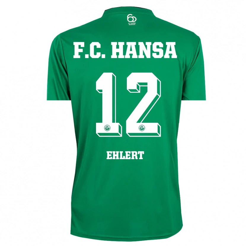 Danxen Damen Jonas Ehlert #12 Trikot Dunkelgrün Weiß Torwarttrikot 2025/26