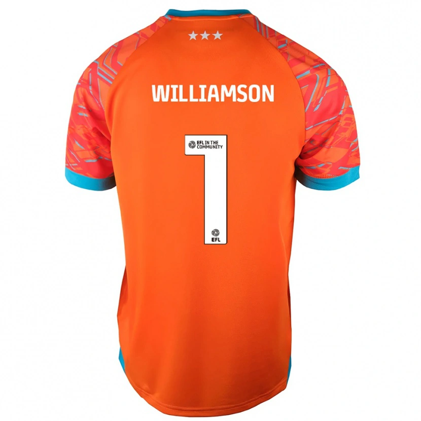 Danxen Damen Woody Williamson #1 Trikot Orange Weiß Torwarttrikot 2025/26