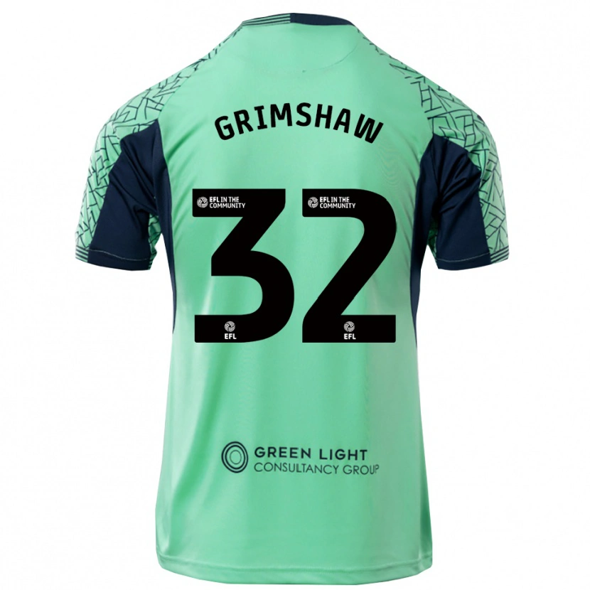 Danxen Damen Daniel Grimshaw #32 Trikot Aqua Schwarz Torwarttrikot 2025/26