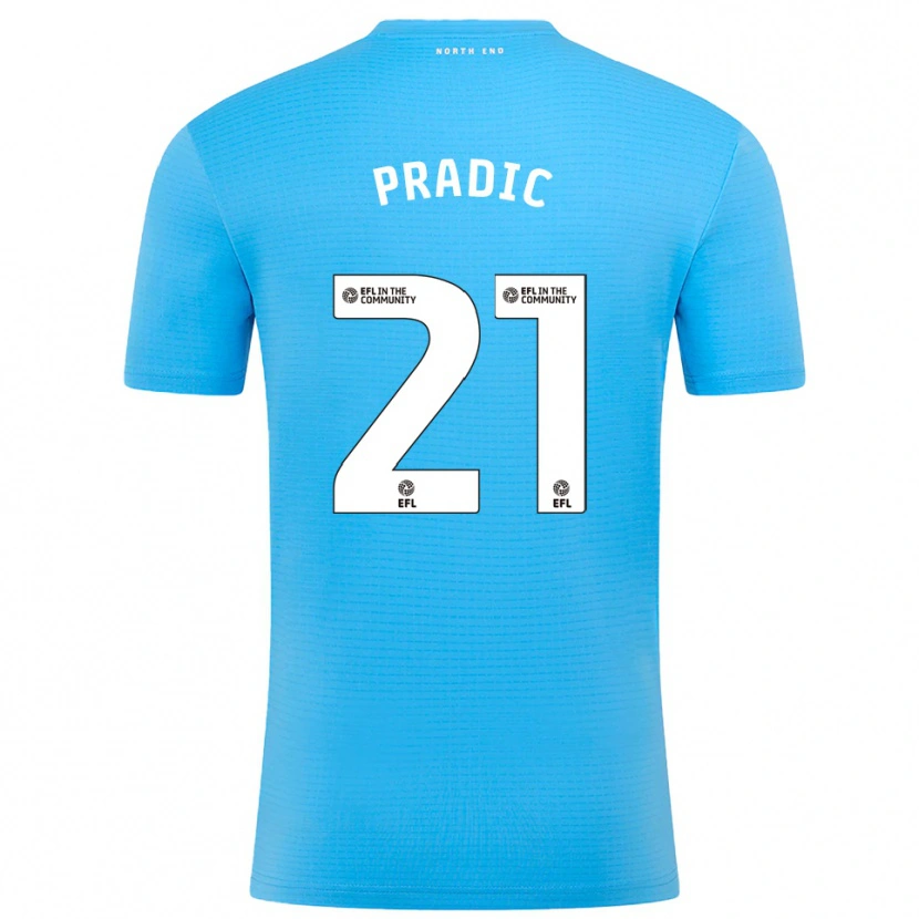Danxen Damen James Pradic #21 Trikot Blau Weiß Torwarttrikot 2025/26
