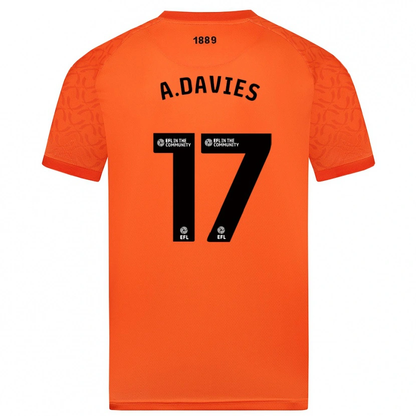 Danxen Damen Adam Davies #17 Trikot Orange Schwarz Torwarttrikot 2025/26