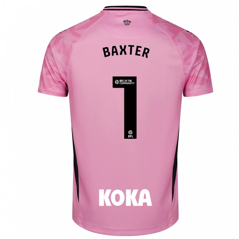 Danxen Damen Nathan Baxter #1 Trikot Hellpink Schwarz Torwarttrikot 2025/26