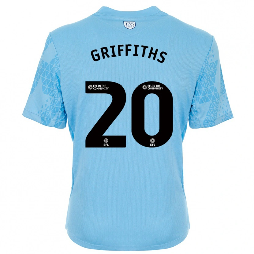 Danxen Damen Josh Griffiths #20 Trikot Himmelblau Schwarz Torwarttrikot 2025/26
