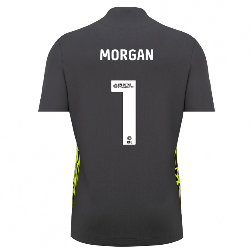 Danxen Damen Delyth Morgan #1 Trikot Grau Waldgrün Torwarttrikot 2025/26