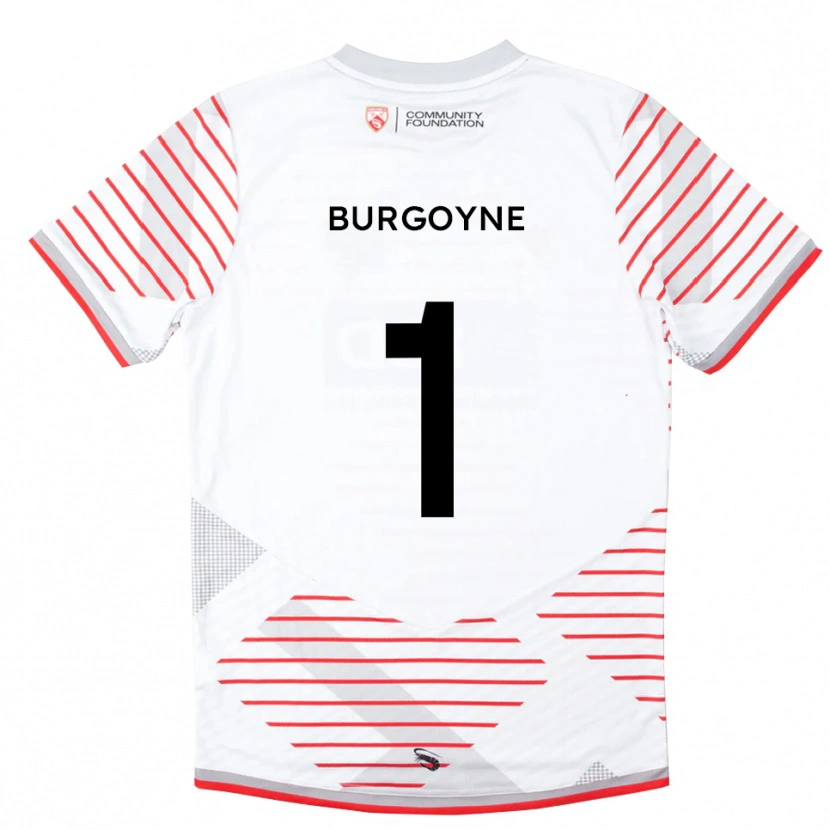 Danxen Damen Harry Burgoyne #1 Trikot Weiß Rot Torwarttrikot 2025/26