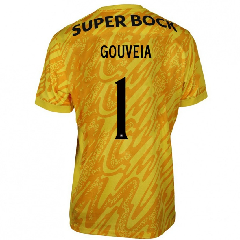 Danxen Damen Miguel Gouveia #1 Trikot Gelb Orange Torwarttrikot 2025/26