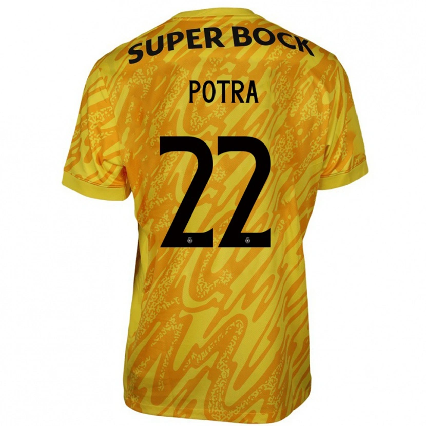 Danxen Damen Catarina Potra #22 Trikot Gelb Orange Torwarttrikot 2025/26