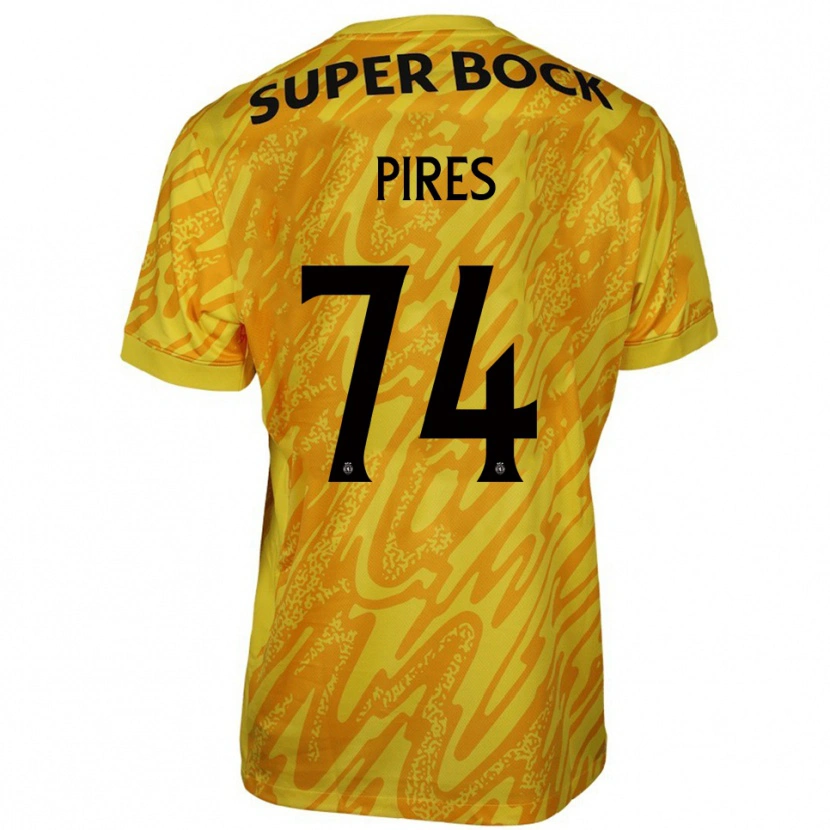 Danxen Damen Guilherme Pires #74 Trikot Gelb Orange Torwarttrikot 2025/26