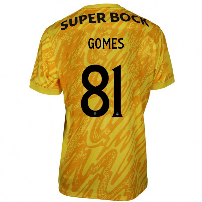 Danxen Damen Salvador Gomes #81 Trikot Gelb Orange Torwarttrikot 2025/26